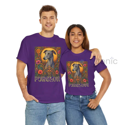 Greyhound Vintage Graphic T-Shirt – Unisex Cotton Tee for Dog Lovers T-Shirt