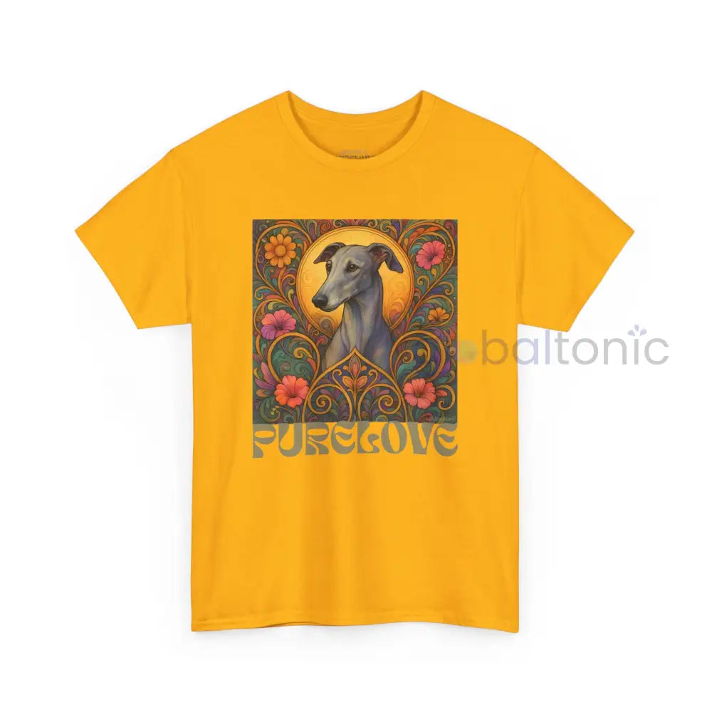 Greyhound Vintage Graphic T-Shirt – Unisex Cotton Tee for Dog Lovers T-Shirt