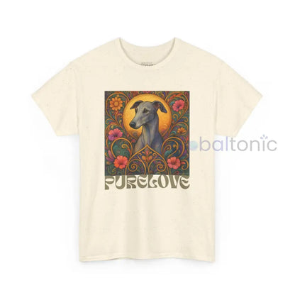 Greyhound Vintage Graphic T-Shirt – Unisex Cotton Tee for Dog Lovers Natural / S T-Shirt