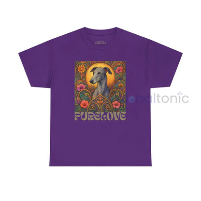 Greyhound Vintage Graphic T-Shirt – Unisex Cotton Tee for Dog Lovers Purple / S T-Shirt