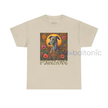 Greyhound Vintage Graphic T-Shirt – Unisex Cotton Tee for Dog Lovers Sand / S T-Shirt