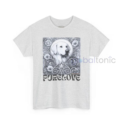 Labrador Vintage Unisex Cotton Tee for Dog Lovers (Black & White) T-Shirt