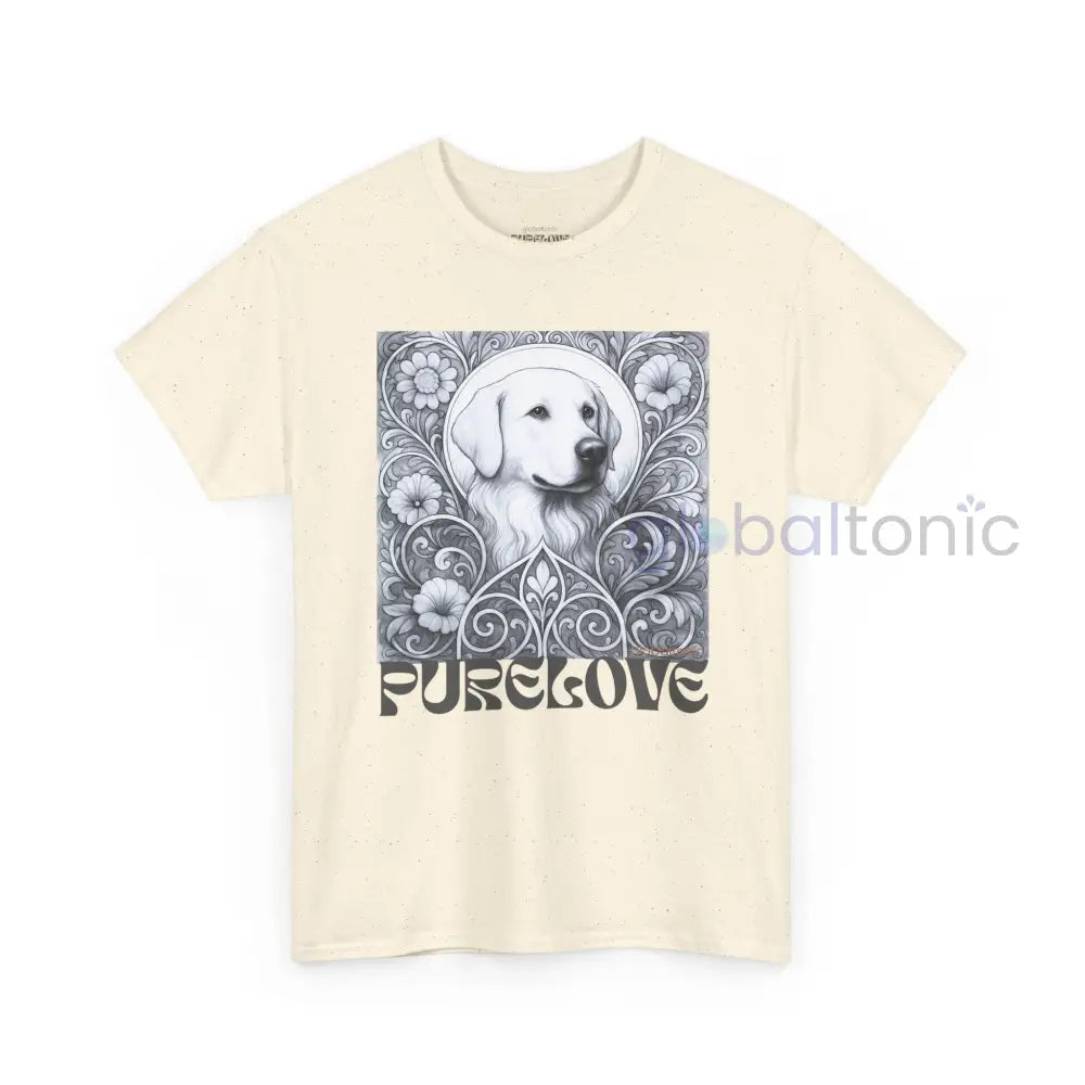Labrador Vintage Unisex Cotton Tee for Dog Lovers (Black & White) T-Shirt