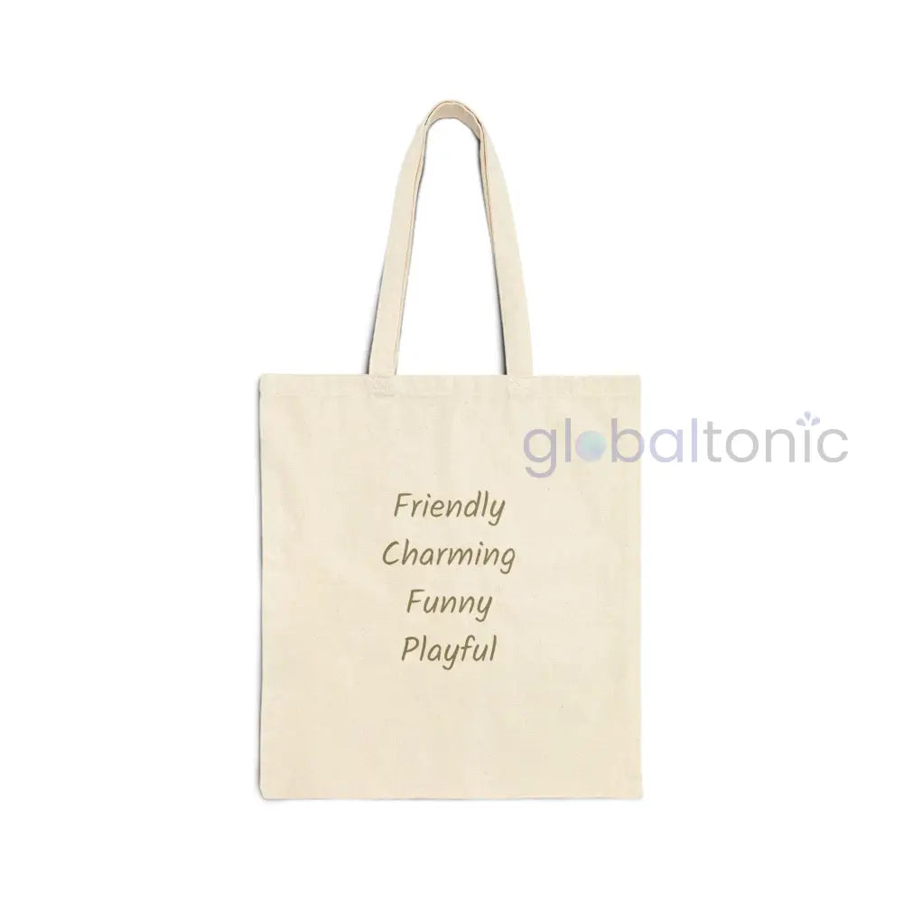 Pug Vintage Dog Lovers Cotton Canvas Tote Bag - Unique Artistic Durable Bags