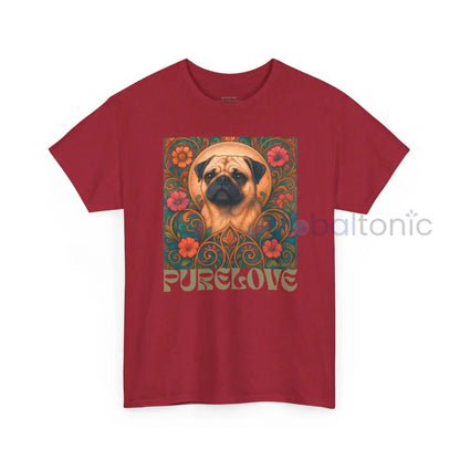Pug Vintage Graphic T-Shirt – Unisex Cotton Tee for Dog Lovers T-Shirt
