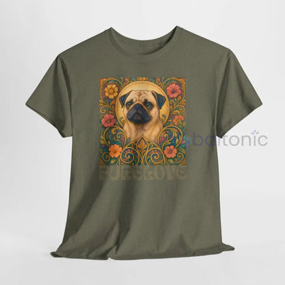 Pug Vintage Graphic T-Shirt – Unisex Cotton Tee for Dog Lovers T-Shirt