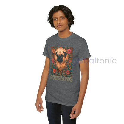 Pug Vintage Graphic T-Shirt – Unisex Cotton Tee for Dog Lovers T-Shirt