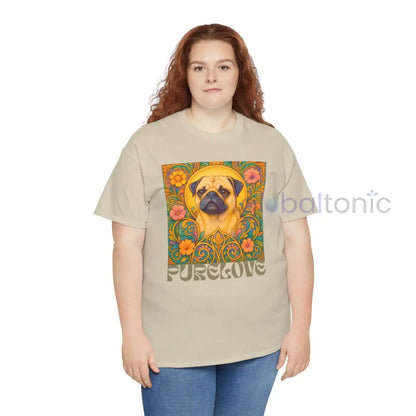 Pug Vintage Graphic T-Shirt – Unisex Cotton Tee for Dog Lovers T-Shirt