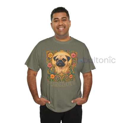 Pug Vintage Graphic T-Shirt – Unisex Cotton Tee for Dog Lovers T-Shirt