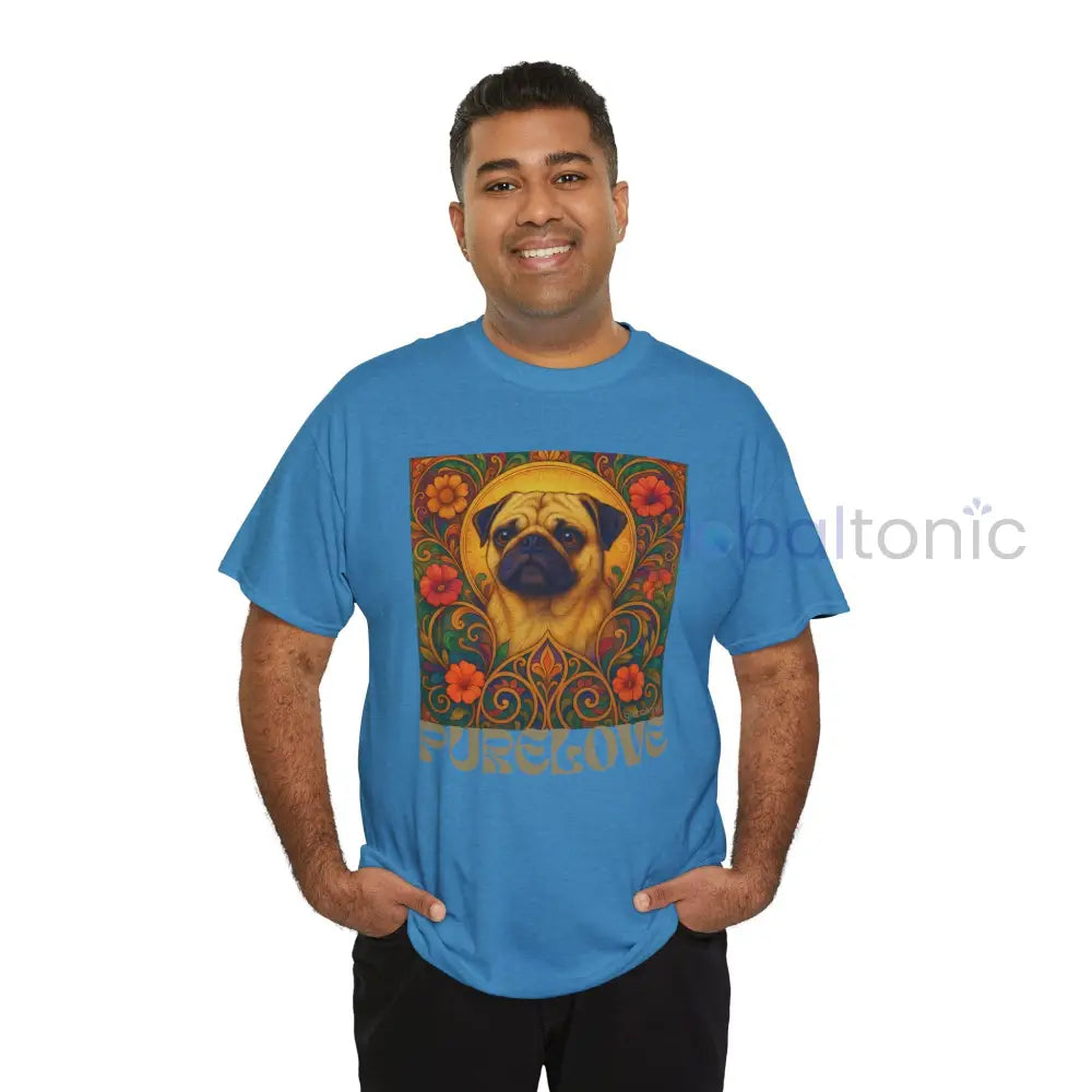 Pug Vintage Graphic T-Shirt – Unisex Cotton Tee for Dog Lovers T-Shirt