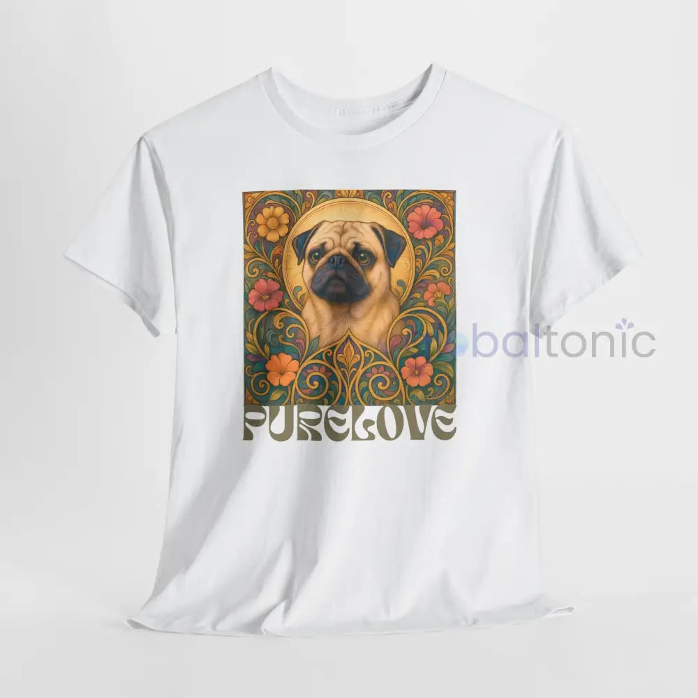 Pug Vintage Graphic T-Shirt – Unisex Cotton Tee for Dog Lovers T-Shirt