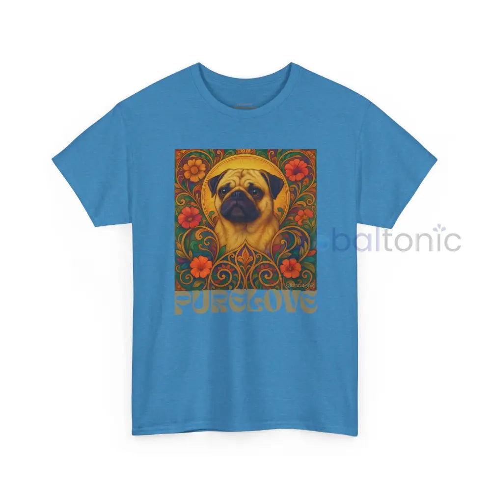 Pug Vintage Graphic T-Shirt – Unisex Cotton Tee for Dog Lovers T-Shirt