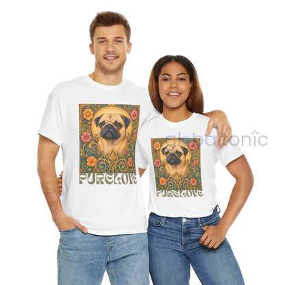 Pug Vintage Graphic T-Shirt – Unisex Cotton Tee for Dog Lovers T-Shirt