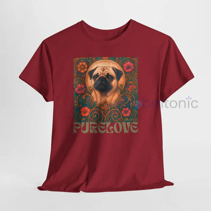 Pug Vintage Graphic T-Shirt – Unisex Cotton Tee for Dog Lovers T-Shirt
