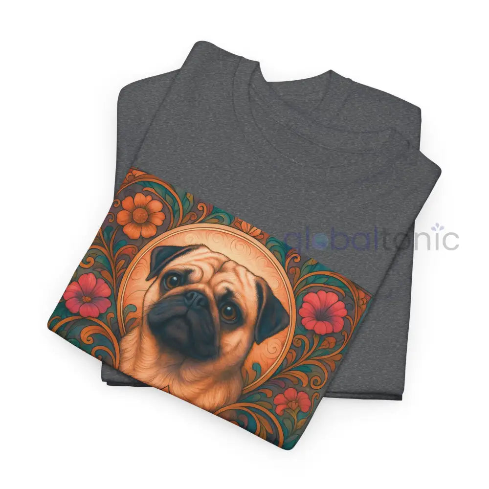 Pug Vintage Graphic T-Shirt – Unisex Cotton Tee for Dog Lovers T-Shirt