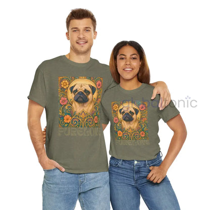 Pug Vintage Graphic T-Shirt – Unisex Cotton Tee for Dog Lovers T-Shirt
