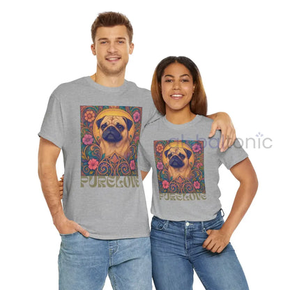 Pug Vintage Graphic T-Shirt – Unisex Cotton Tee for Dog Lovers T-Shirt