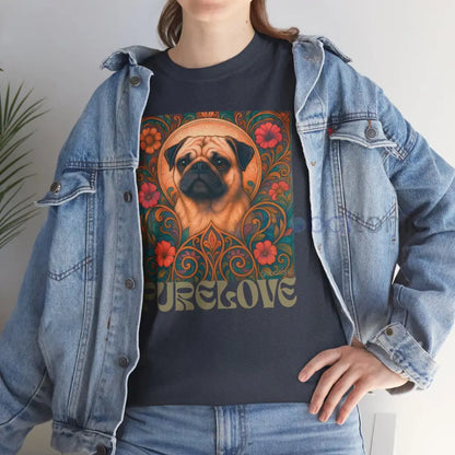 Pug Vintage Graphic T-Shirt – Unisex Cotton Tee for Dog Lovers T-Shirt
