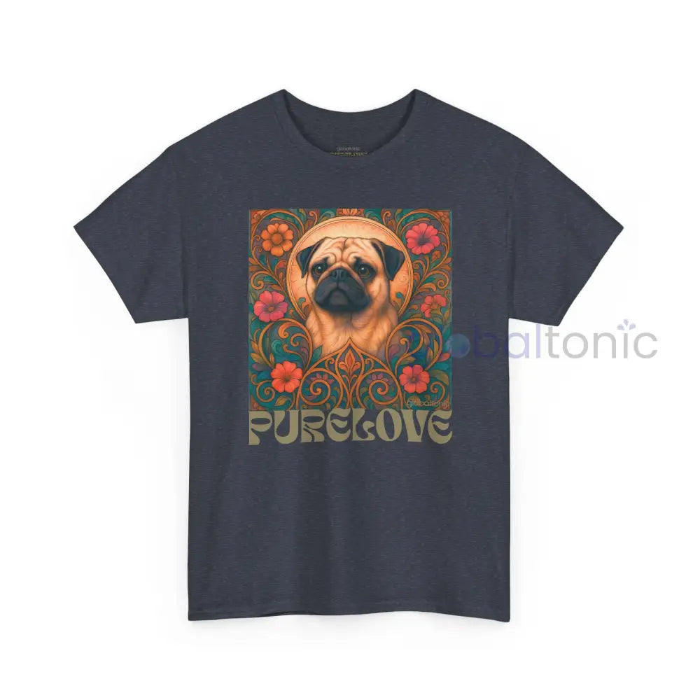 Pug Vintage Graphic T-Shirt – Unisex Cotton Tee for Dog Lovers T-Shirt