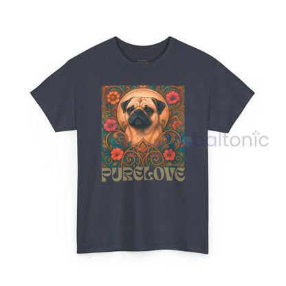 Pug Vintage Graphic T-Shirt – Unisex Cotton Tee for Dog Lovers T-Shirt