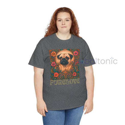 Pug Vintage Graphic T-Shirt – Unisex Cotton Tee for Dog Lovers T-Shirt