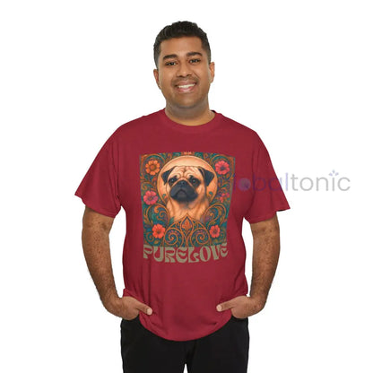 Pug Vintage Graphic T-Shirt – Unisex Cotton Tee for Dog Lovers T-Shirt