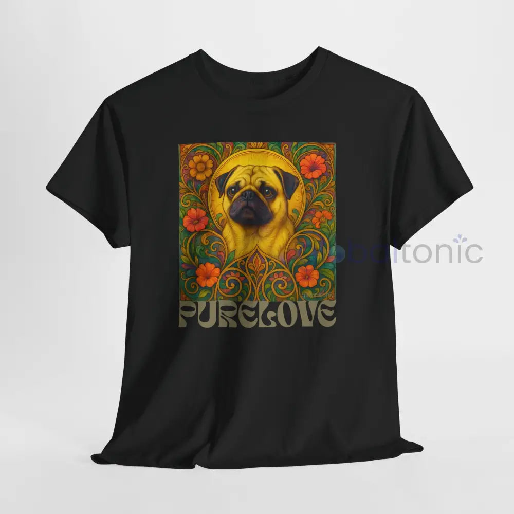 Pug Vintage Graphic T-Shirt – Unisex Cotton Tee for Dog Lovers T-Shirt