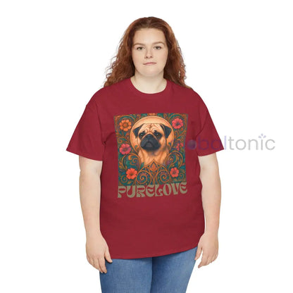 Pug Vintage Graphic T-Shirt – Unisex Cotton Tee for Dog Lovers T-Shirt