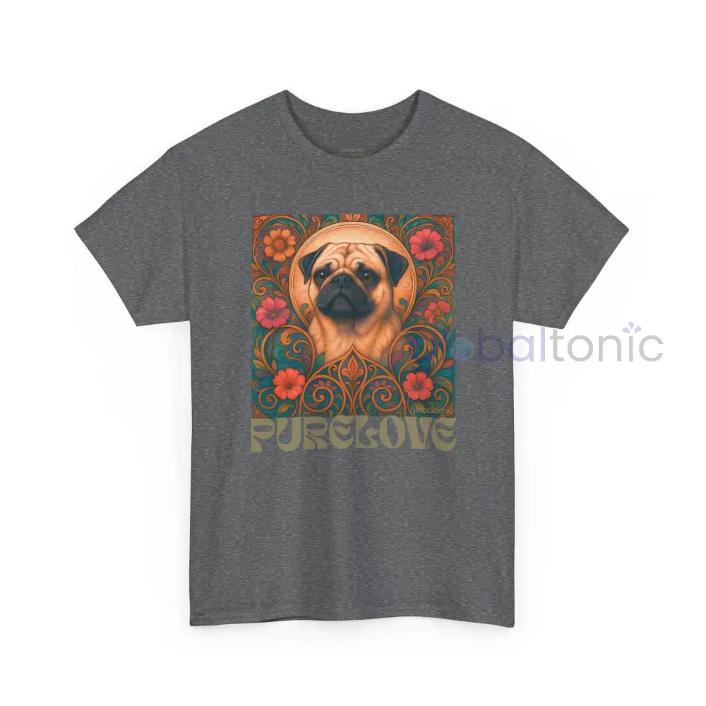 Pug Vintage Graphic T-Shirt – Unisex Cotton Tee for Dog Lovers T-Shirt