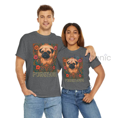 Pug Vintage Graphic T-Shirt – Unisex Cotton Tee for Dog Lovers T-Shirt