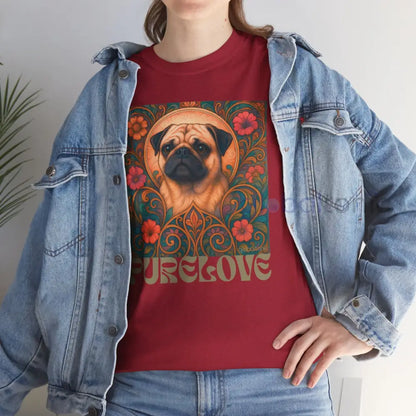 Pug Vintage Graphic T-Shirt – Unisex Cotton Tee for Dog Lovers T-Shirt