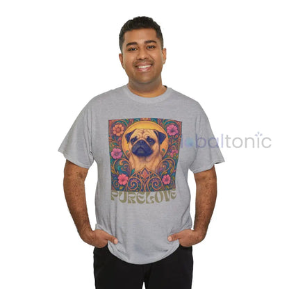 Pug Vintage Graphic T-Shirt – Unisex Cotton Tee for Dog Lovers T-Shirt