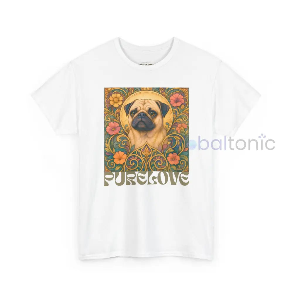 Pug Vintage Graphic T-Shirt – Unisex Cotton Tee for Dog Lovers T-Shirt