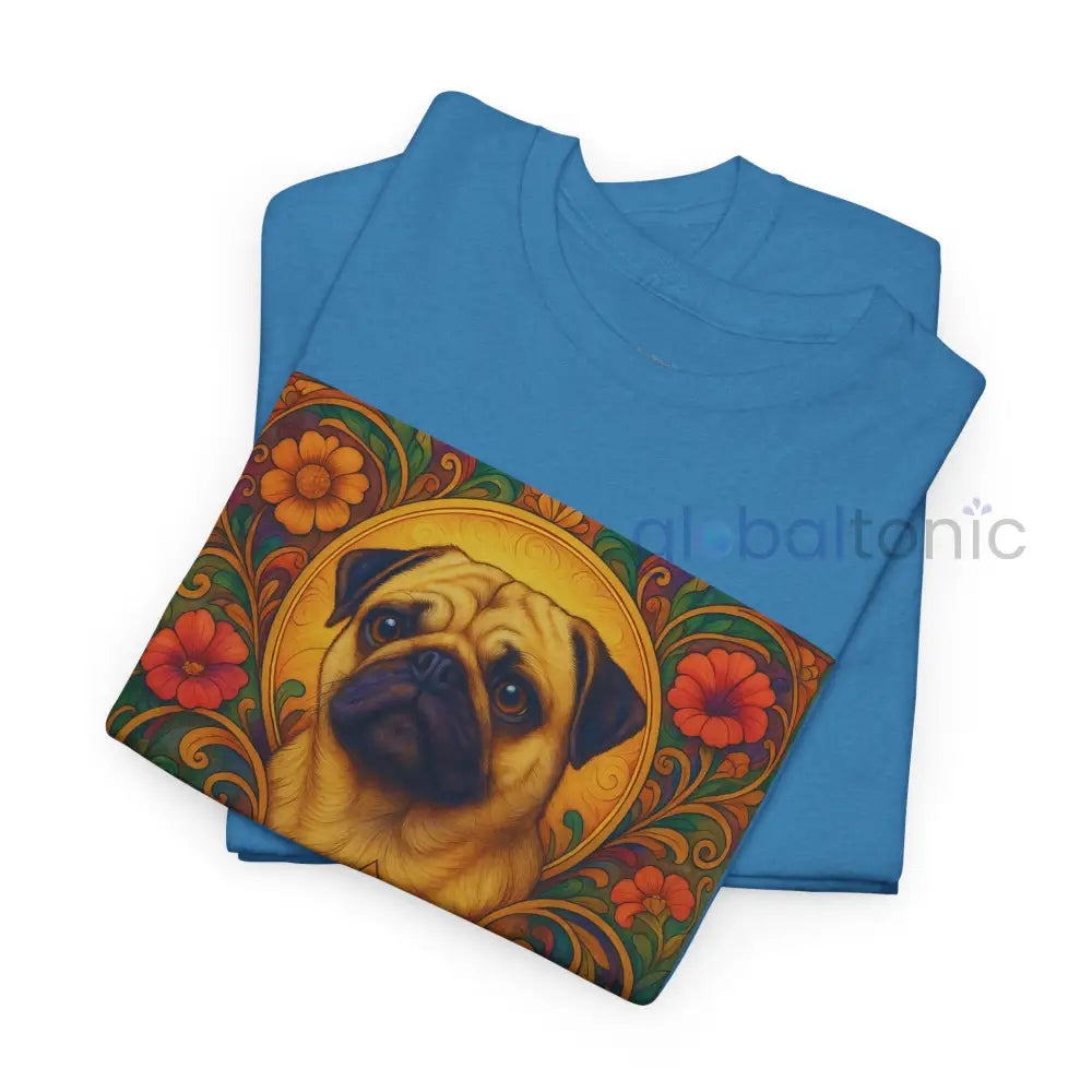 Pug Vintage Graphic T-Shirt – Unisex Cotton Tee for Dog Lovers T-Shirt