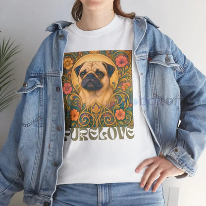 Pug Vintage Graphic T-Shirt – Unisex Cotton Tee for Dog Lovers T-Shirt