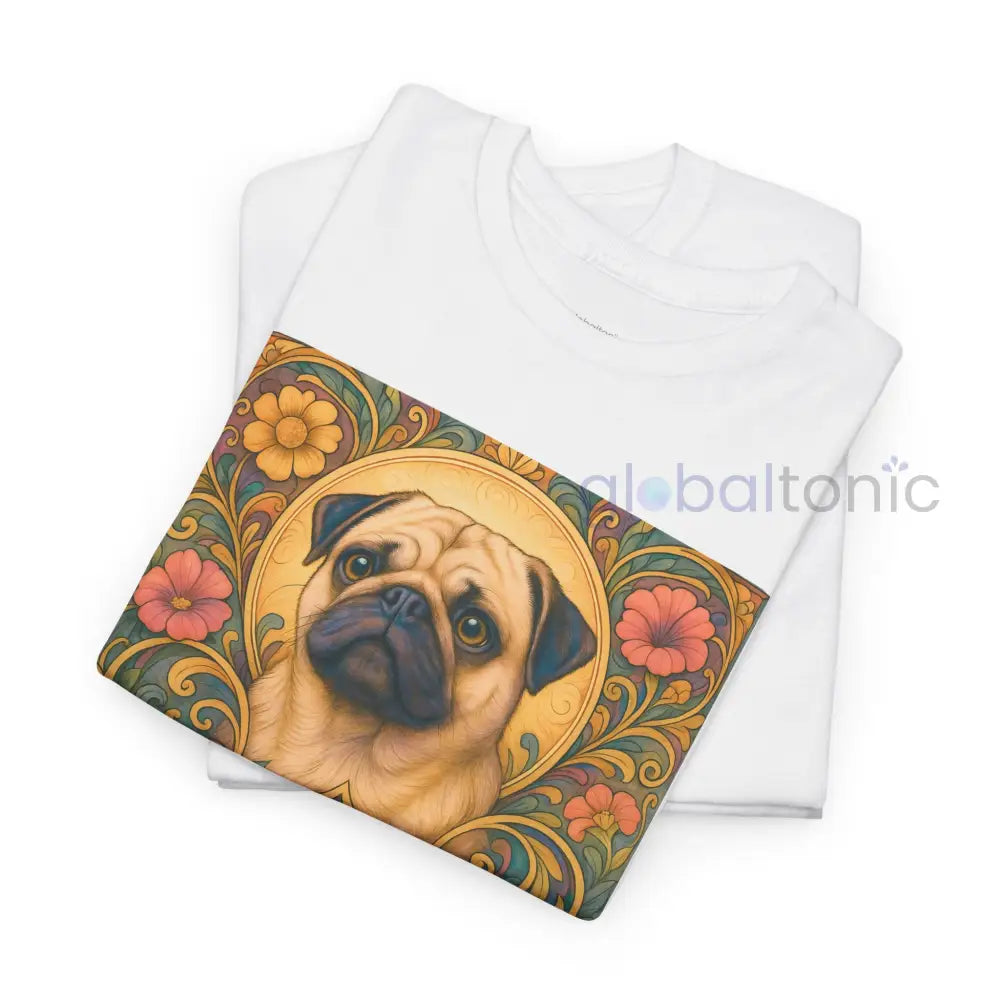 Pug Vintage Graphic T-Shirt – Unisex Cotton Tee for Dog Lovers T-Shirt