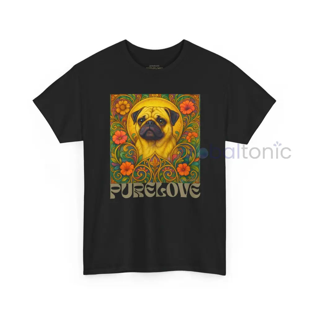 Pug Vintage Graphic T-Shirt – Unisex Cotton Tee for Dog Lovers T-Shirt