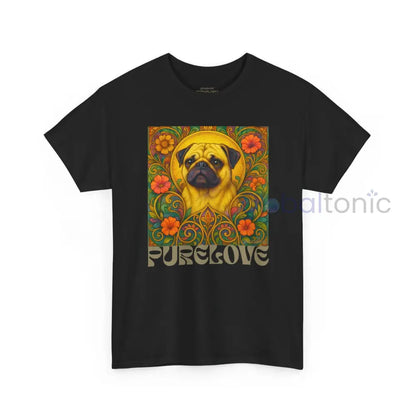 Pug Vintage Graphic T-Shirt – Unisex Cotton Tee for Dog Lovers T-Shirt