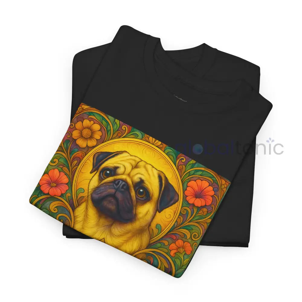 Pug Vintage Graphic T-Shirt – Unisex Cotton Tee for Dog Lovers T-Shirt