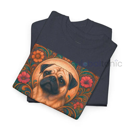 Pug Vintage Graphic T-Shirt – Unisex Cotton Tee for Dog Lovers T-Shirt