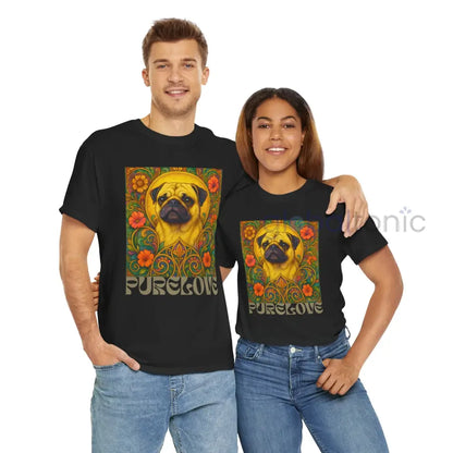 Pug Vintage Graphic T-Shirt – Unisex Cotton Tee for Dog Lovers T-Shirt