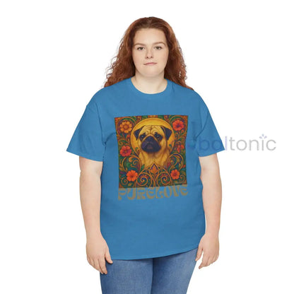 Pug Vintage Graphic T-Shirt – Unisex Cotton Tee for Dog Lovers T-Shirt