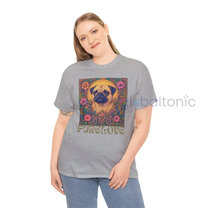 Pug Vintage Graphic T-Shirt – Unisex Cotton Tee for Dog Lovers T-Shirt