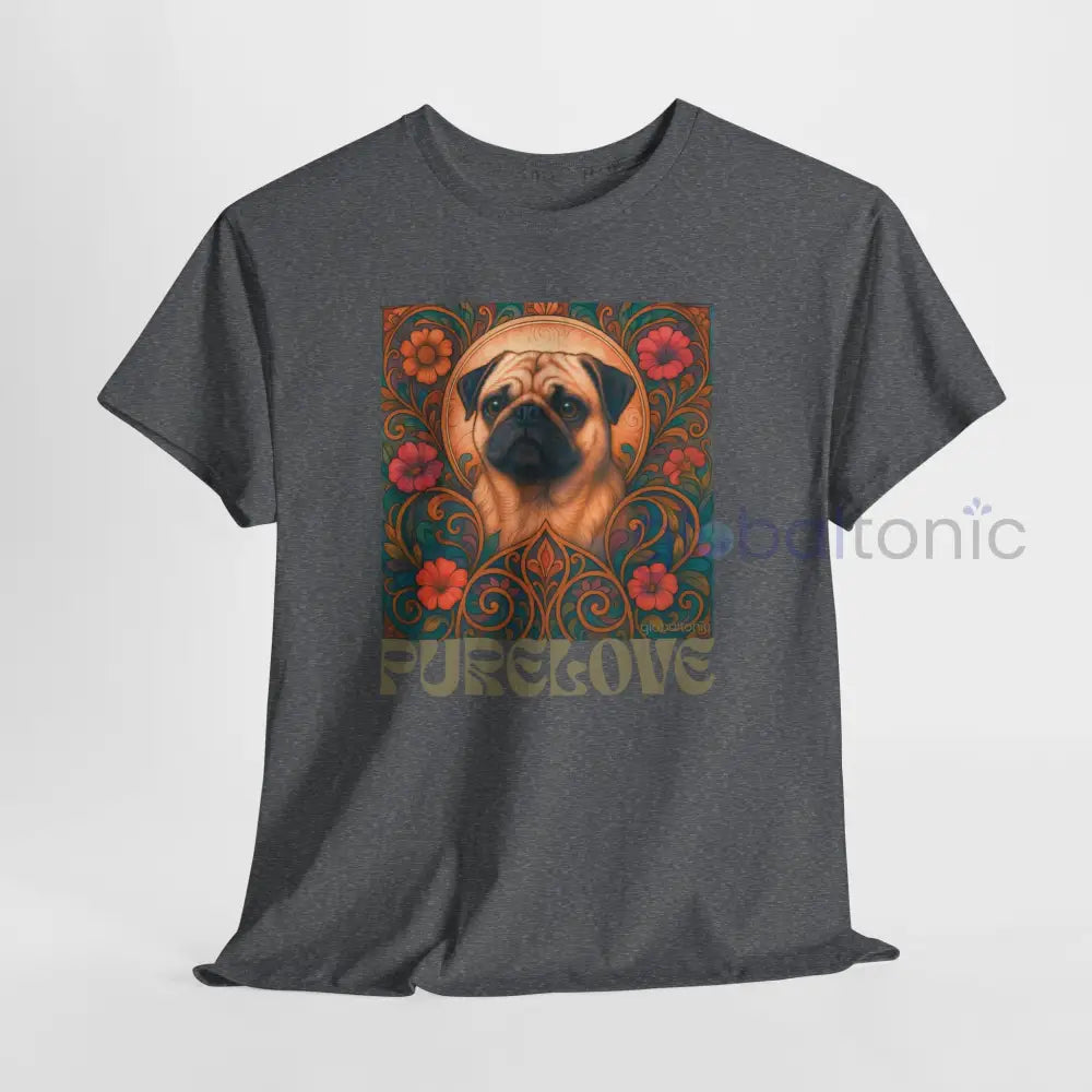 Pug Vintage Graphic T-Shirt – Unisex Cotton Tee for Dog Lovers T-Shirt