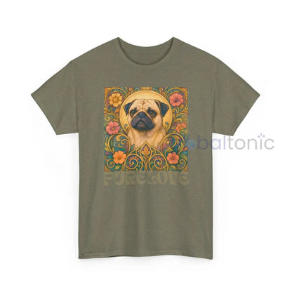 Pug Vintage Graphic T-Shirt – Unisex Cotton Tee for Dog Lovers T-Shirt
