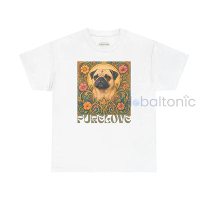 Pug Vintage Graphic T-Shirt – Unisex Cotton Tee for Dog Lovers White / S T-Shirt