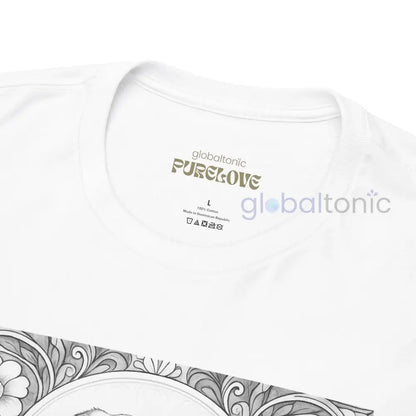 Pug Vintage Unisex Cotton Tee for Dog Lovers (Black & White) T-Shirt