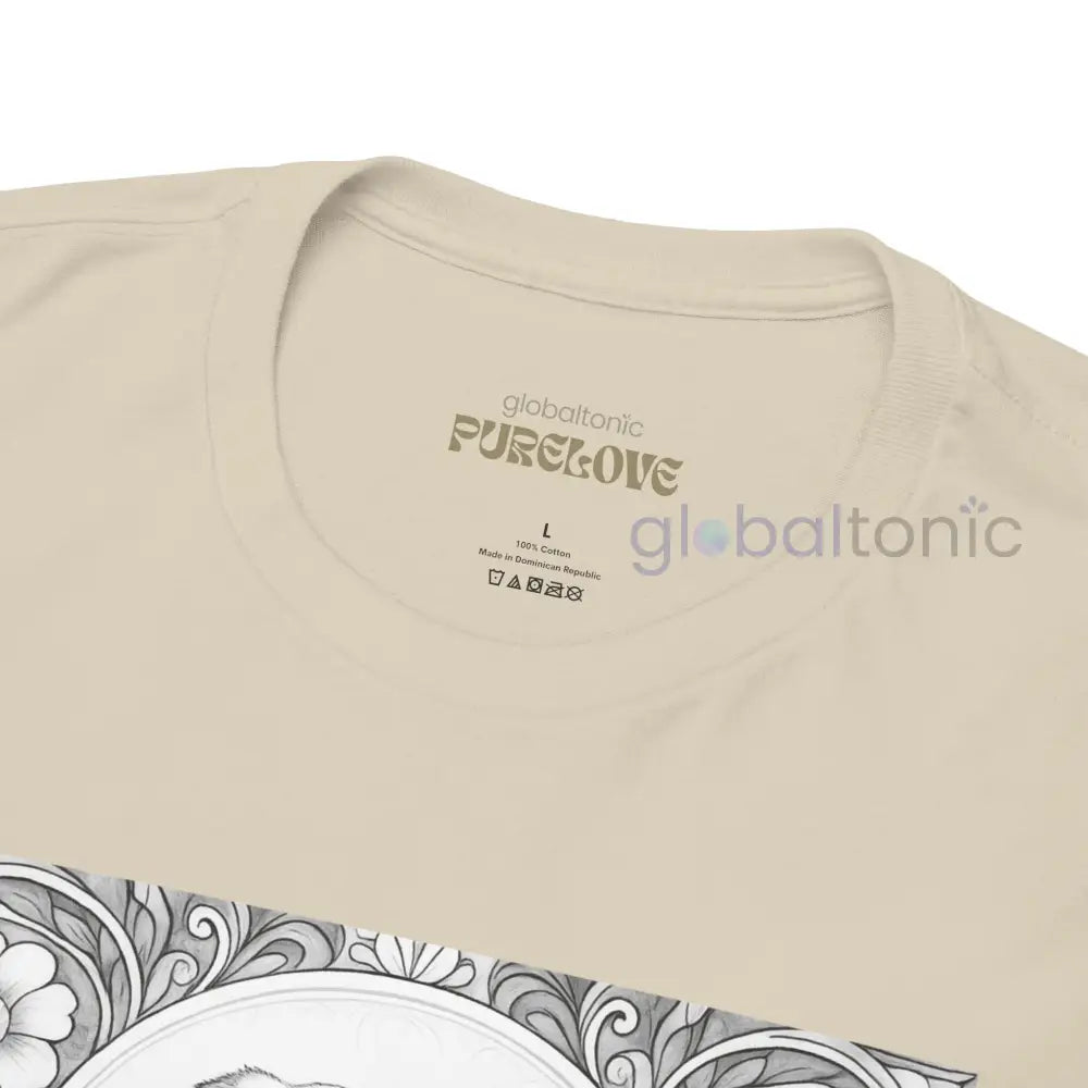 Pug Vintage Unisex Cotton Tee for Dog Lovers (Black & White) T-Shirt