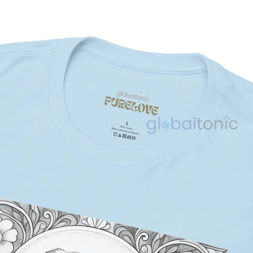 Pug Vintage Unisex Cotton Tee for Dog Lovers (Black & White) T-Shirt
