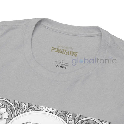 Pug Vintage Unisex Cotton Tee for Dog Lovers (Black & White) T-Shirt